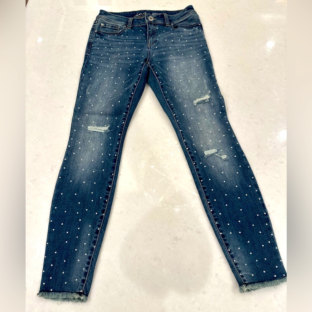 INC Denim Jeans Fit Skinny Leg Size 4
